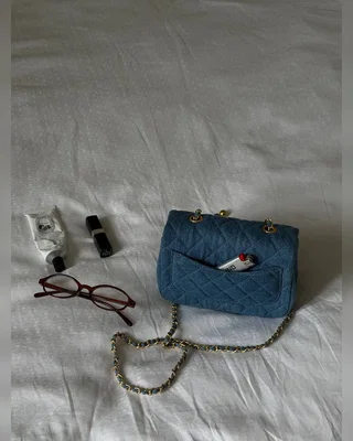 Chanel CC Mini Flap Bag in Denim Gold Hardware 17 х 12 х 7 см — головне фото товару