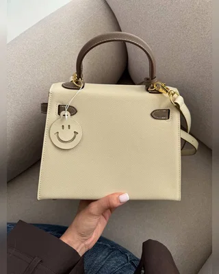 Hermes Epsom Kelly II Sellier 25 Bicolor Beige\Grey (Магнітна коробка) 24 x 20 x 10 — головне фото товару