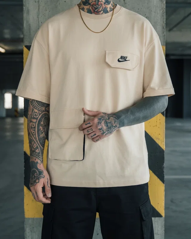Nike Футболка Nike беж — головне фото товару