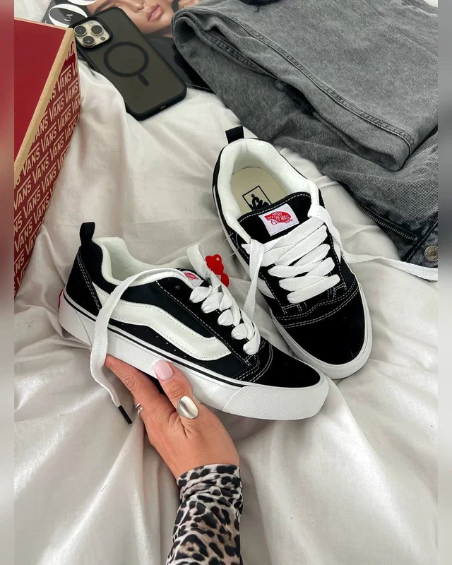 Vans KNU OLD SKOOL BLACK WHITE premium — головне фото товару