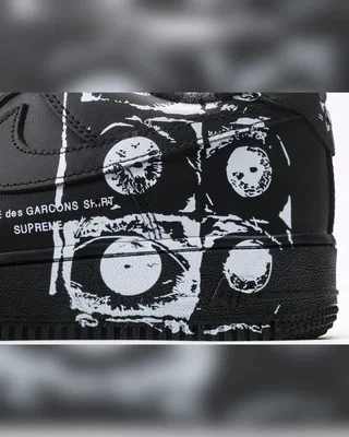 Nike AF1 Comme Des G. Black ( очі ) — головне фото товару