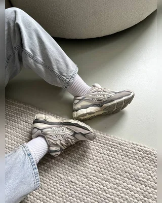 Asics gel nyc white grey — головне фото товару