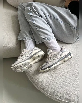 Asics gel nyc white grey — головне фото товару