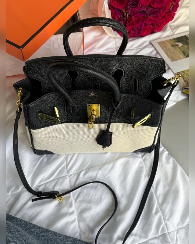 Hermes Hermès Birkin 30 Black Canvas 30 х 21 х 14 — головне фото товару