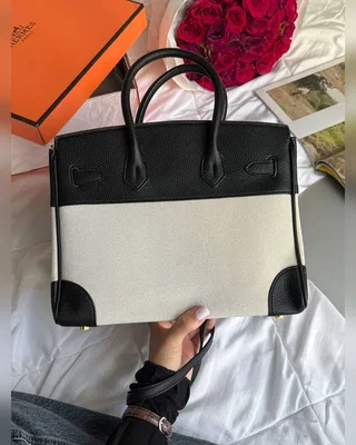 Hermes Hermès Birkin 30 Black Canvas 30 х 21 х 14 — головне фото товару