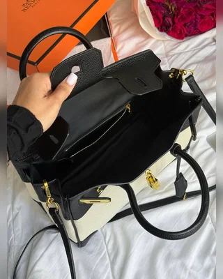 Hermes Hermès Birkin 30 Black Canvas 30 х 21 х 14 — головне фото товару