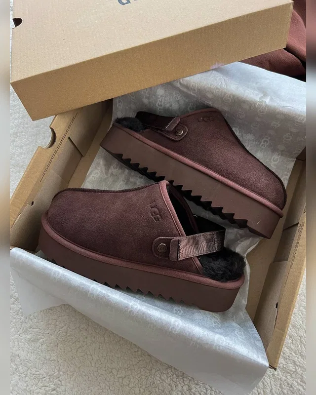 UGG Lanah Clog Brown Platform — головне фото товару