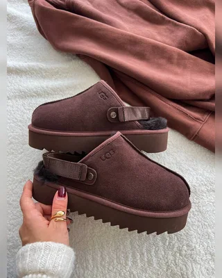 UGG Lanah Clog Brown Platform — головне фото товару