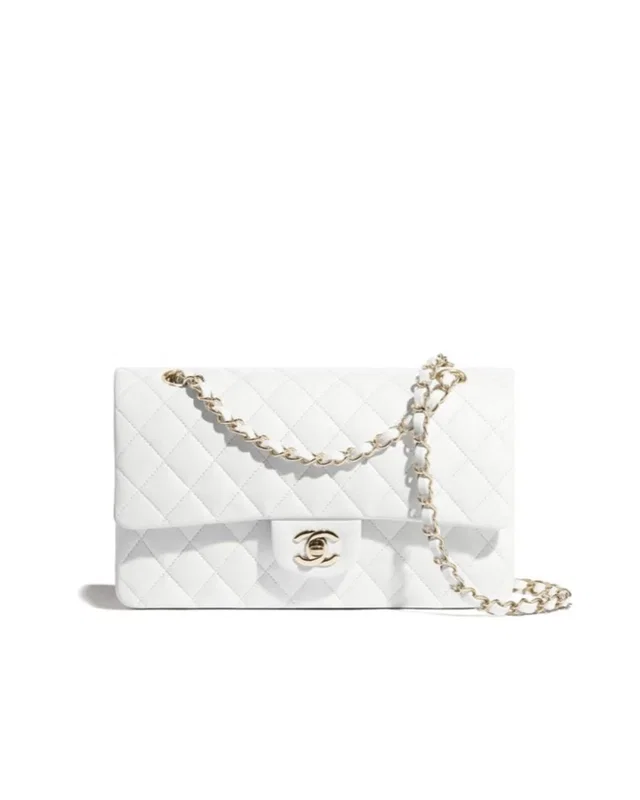 Chanel Classic 2.55 Medium Gold White — головне фото товару