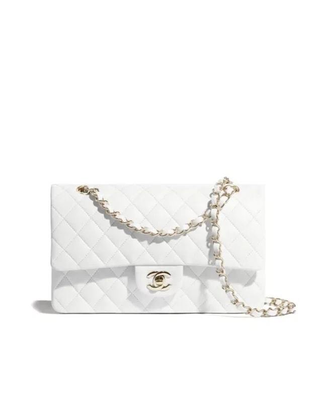 Chanel Classic 2.55 Medium Gold White — головне фото товару