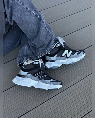 New Balance 9060 black white хутро — головне фото товару