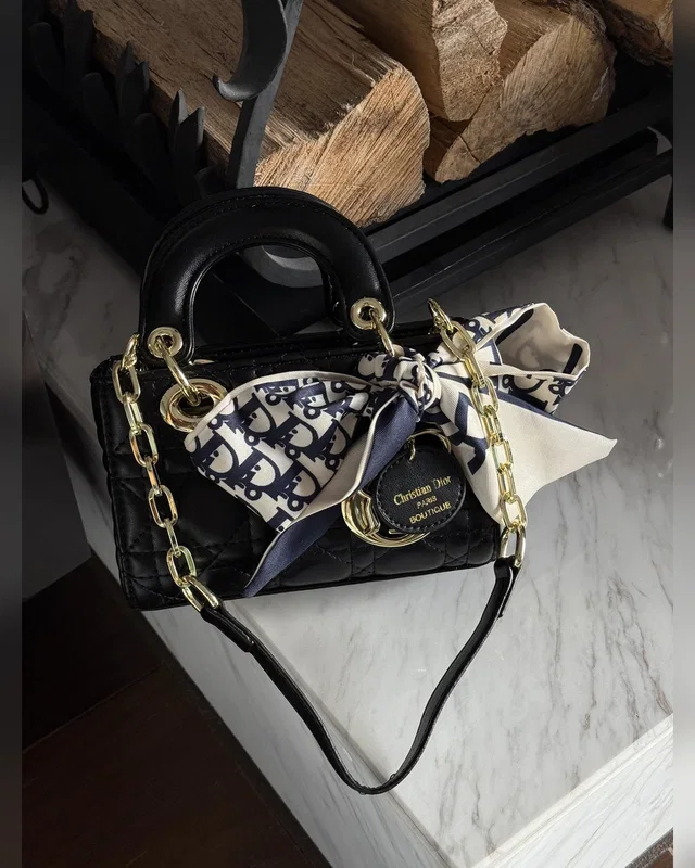 Dior Lady D Joy Micro Bag Black [оригінальна коробка] 17 х 11 х 7 — головне фото товару