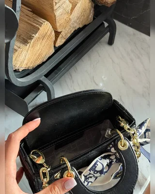 Dior Lady D Joy Micro Bag Black [оригінальна коробка] 17 х 11 х 7 — головне фото товару