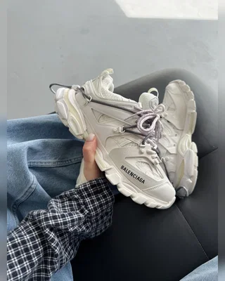 Balenciaga Track Trail Laces White Lilac — головне фото товару