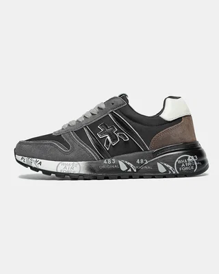 Premiata Lander Black Grey Brown — головне фото товару
