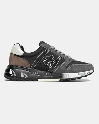 Premiata Lander Black Grey Brown — головне фото товару