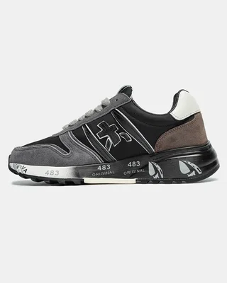 Premiata Lander Black Grey Brown — головне фото товару