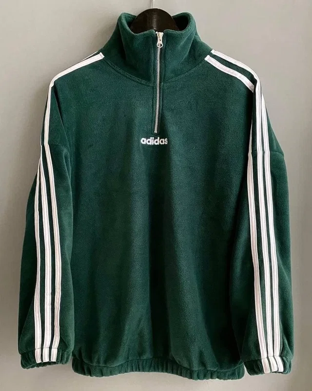 Adidas Зелений флісовий Світшот — головне фото товару