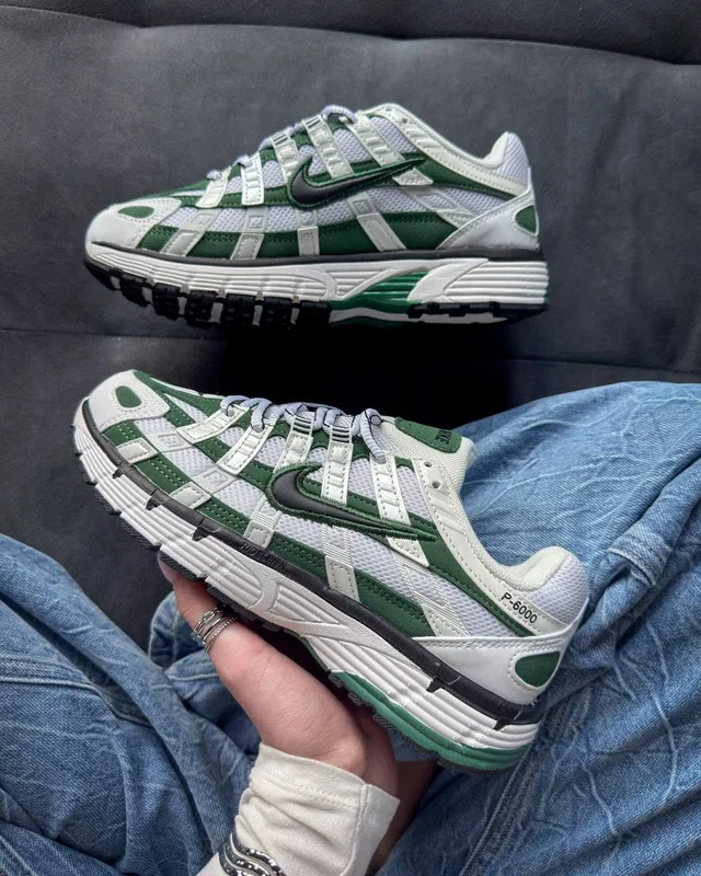 Nike P-6000 White/Green/Black — головне фото товару
