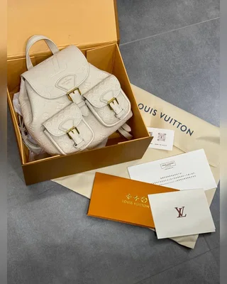 Louis Vuitton Backup Monogram Empreinte Leather Milk (Коробка магніт) 21 x 20 x 12 — головне фото товару