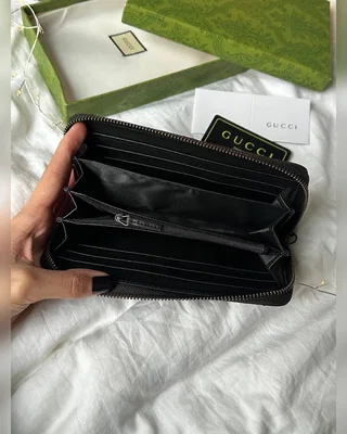 Gucci GG Marmont Zip Around Wallet Black 20 х 10 х 3 — головне фото товару