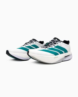 Adidas Adizero Boston 13 White Pure Teal — головне фото товару