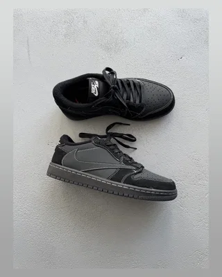 Nike Air Jordan 1 Low x Travis Scott Black Phantom — головне фото товару