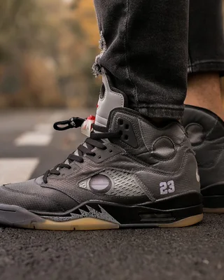 Off White Air Jordan Retro 5 x Off White — головне фото товару