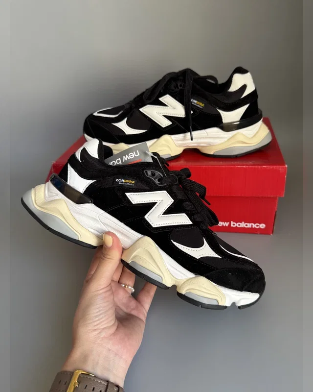 New Balance 9060 Black/White Cordura — головне фото товару