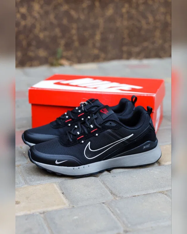 Nike Waffle Cordura • Black Grey • — головне фото товару