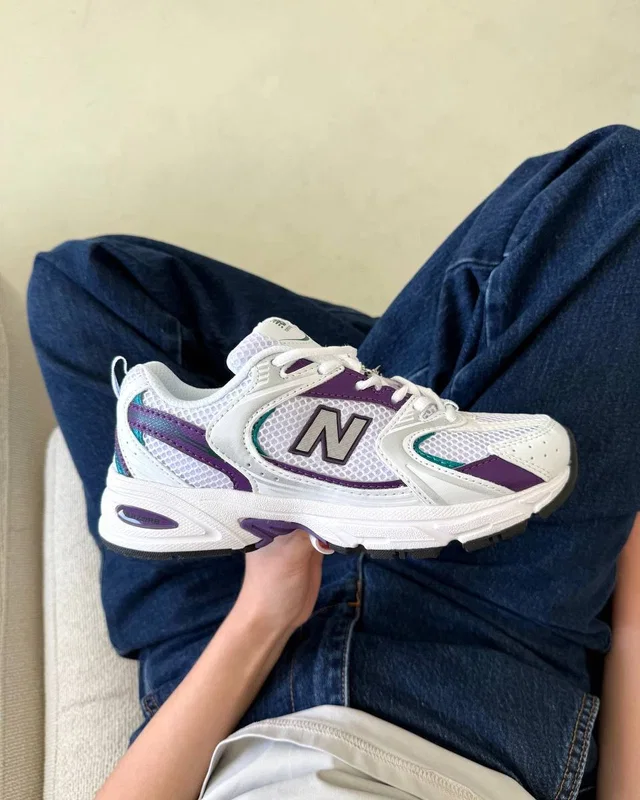 New Balance 530 white violet — головне фото товару
