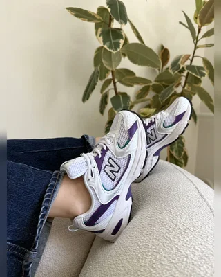 New Balance 530 white violet — головне фото товару