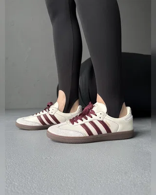 Adidas Samba OG Wonder White Maroon — головне фото товару