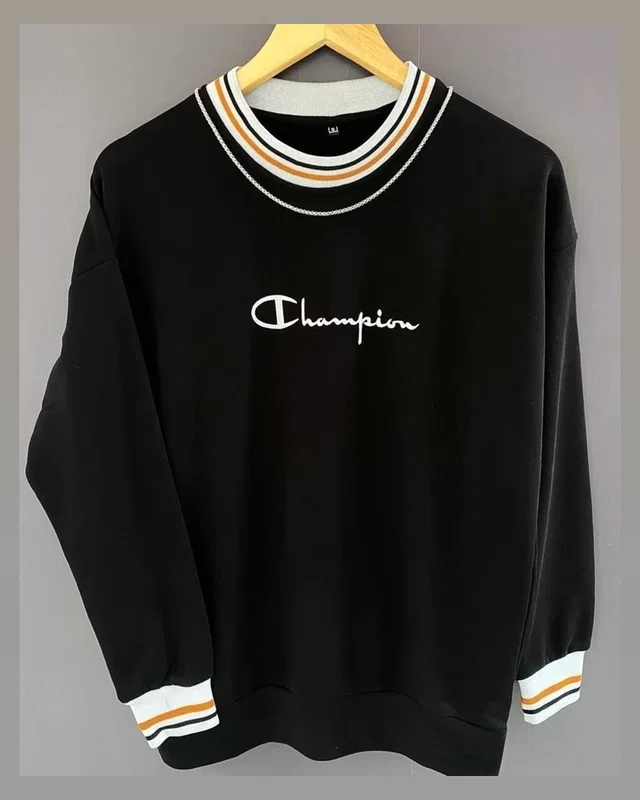 Champion Світшот Champion чорний — головне фото товару