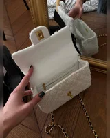Chanel Mini Tweed Flap Bag White/Gold Hardware 20 х 12 х 7 см — головне фото товару