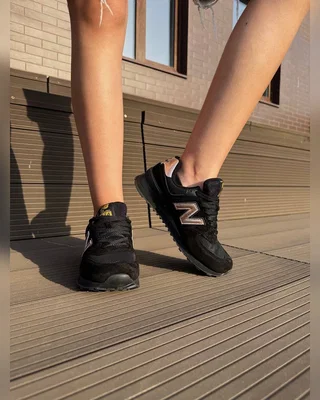 New Balance 574 black gold — головне фото товару