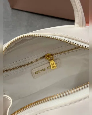 Miu Miu Leather Top Handle Bag White [Ориг Коробка] 24 х 15 x 11 — головне фото товару