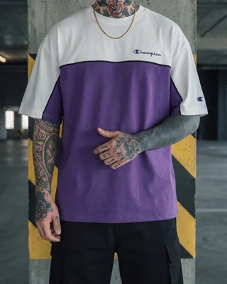 Champion Футболка Champion 0660 фіолетова — головне фото товару