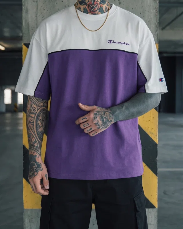 Champion Футболка Champion 0660 фіолетова — головне фото товару