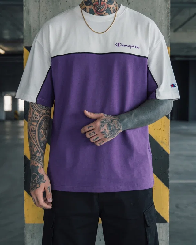Champion Футболка Champion 0660 фіолетова — головне фото товару