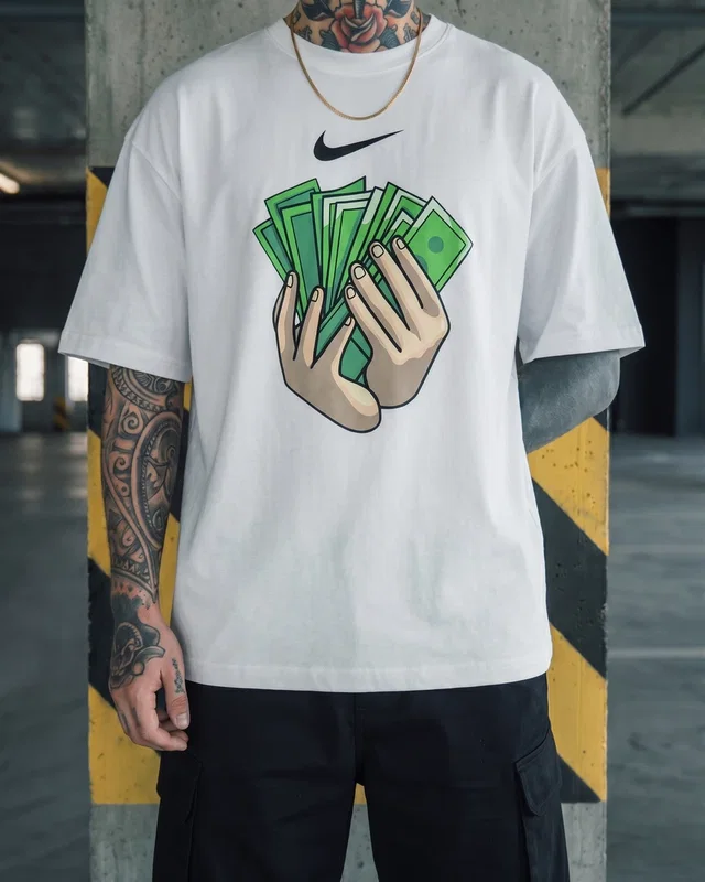 Nike Футболка Nike dollars біла — головне фото товару