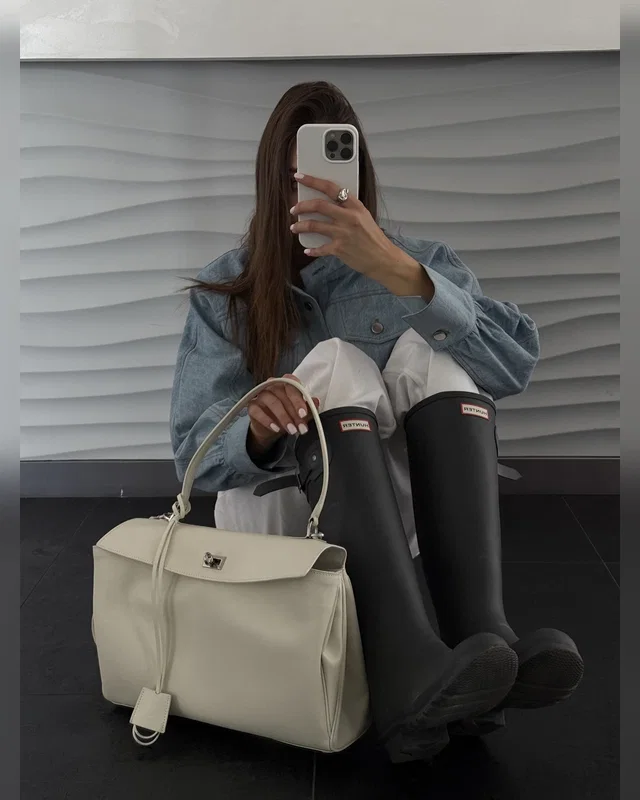 Balenciaga Rodeo Large White Silver 35 х 26 х 9 — головне фото товару