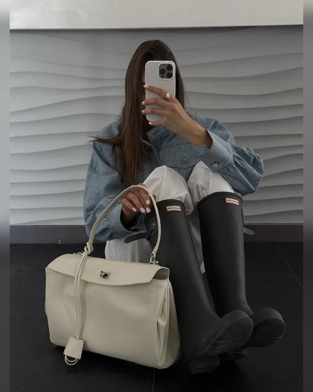 Balenciaga Rodeo Large White/Silver 35 х 26 х 9 — головне фото товару