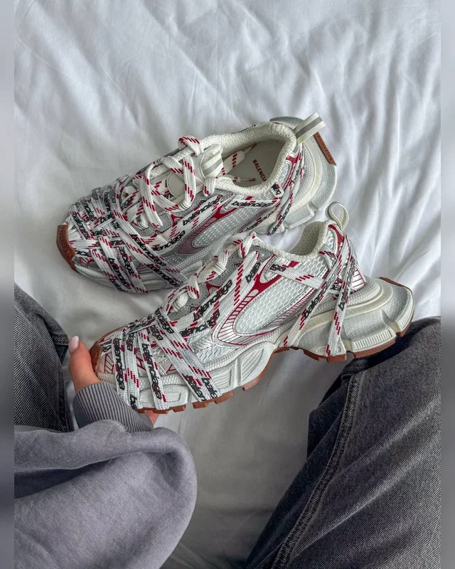 Balenciaga 3XL Extreme Lace Red/White — головне фото товару
