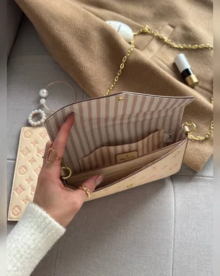 Louis Vuitton Félicie Pochette Bag Bicolor Eden 21 x 11 x 3 — головне фото товару