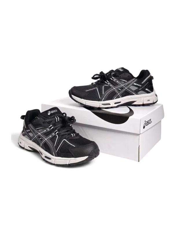 Asics Gel Kahana 8 Waterproof • Black White • — головне фото товару