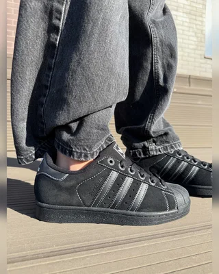 Adidas superstar suede black — головне фото товару