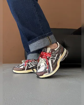 New Balance 1906A Grey Burgundy Extreme Laces — головне фото товару