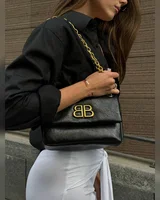 Balenciaga Monaco Mini Chain Bag Black/Gold 22 х 15 х 7 — головне фото товару