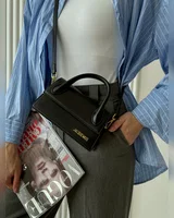 Jacquemus Le Chiquito Long Leather Top Black 22 х 11 х 6 — головне фото товару